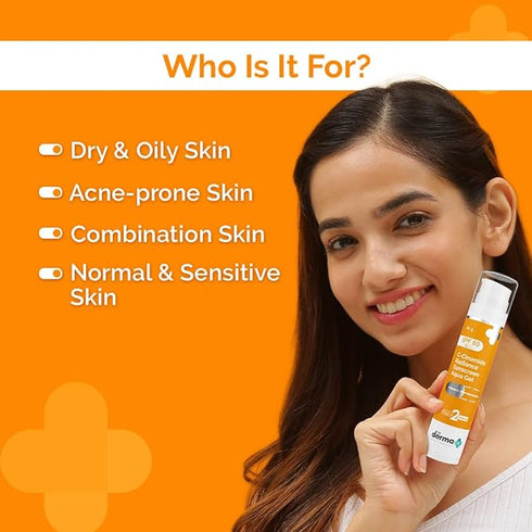 The Derma co CCinamide Radiance Sunscreen Aqua Gel with SPF 50 & PA++++